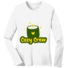 1-DAY RUSH NO MINIMUM Ladies Long Sleeve Crew Neck T-Shirt Thumbnail