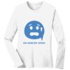 1-DAY RUSH NO MINIMUM Ladies Long Sleeve Crew Neck T-Shirt Thumbnail