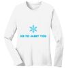 1-DAY RUSH NO MINIMUM Ladies Long Sleeve Crew Neck T-Shirt Thumbnail