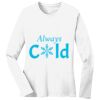 1-DAY RUSH NO MINIMUM Ladies Long Sleeve Crew Neck T-Shirt Thumbnail