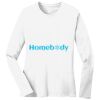 1-DAY RUSH NO MINIMUM Ladies Long Sleeve Crew Neck T-Shirt Thumbnail