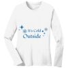 1-DAY RUSH NO MINIMUM Ladies Long Sleeve Crew Neck T-Shirt Thumbnail