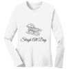 1-DAY RUSH NO MINIMUM Ladies Long Sleeve Crew Neck T-Shirt Thumbnail