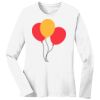 1-DAY RUSH NO MINIMUM Ladies Long Sleeve Crew Neck T-Shirt Thumbnail