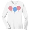 1-DAY RUSH NO MINIMUM Ladies Long Sleeve Crew Neck T-Shirt Thumbnail