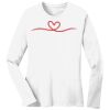 1-DAY RUSH NO MINIMUM Ladies Long Sleeve Crew Neck T-Shirt Thumbnail