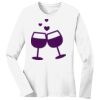 1-DAY RUSH NO MINIMUM Ladies Long Sleeve Crew Neck T-Shirt Thumbnail