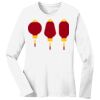 1-DAY RUSH NO MINIMUM Ladies Long Sleeve Crew Neck T-Shirt Thumbnail