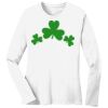 1-DAY RUSH NO MINIMUM Ladies Long Sleeve Crew Neck T-Shirt Thumbnail