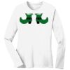 1-DAY RUSH NO MINIMUM Ladies Long Sleeve Crew Neck T-Shirt Thumbnail