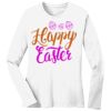 1-DAY RUSH NO MINIMUM Ladies Long Sleeve Crew Neck T-Shirt Thumbnail