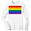 1-DAY RUSH NO MINIMUM Ladies Long Sleeve Crew Neck T-Shirt Thumbnail