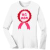 1-DAY RUSH NO MINIMUM Ladies Long Sleeve Crew Neck T-Shirt Thumbnail