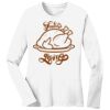 1-DAY RUSH NO MINIMUM Ladies Long Sleeve Crew Neck T-Shirt Thumbnail