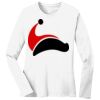 1-DAY RUSH NO MINIMUM Ladies Long Sleeve Crew Neck T-Shirt Thumbnail