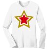 1-DAY RUSH NO MINIMUM Ladies Long Sleeve Crew Neck T-Shirt Thumbnail