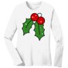 1-DAY RUSH NO MINIMUM Ladies Long Sleeve Crew Neck T-Shirt Thumbnail