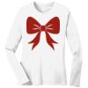 1-DAY RUSH NO MINIMUM Ladies Long Sleeve Crew Neck T-Shirt Thumbnail