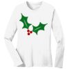 1-DAY RUSH NO MINIMUM Ladies Long Sleeve Crew Neck T-Shirt Thumbnail