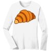 1-DAY RUSH NO MINIMUM Ladies Long Sleeve Crew Neck T-Shirt Thumbnail
