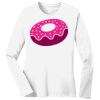 1-DAY RUSH NO MINIMUM Ladies Long Sleeve Crew Neck T-Shirt Thumbnail