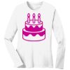 1-DAY RUSH NO MINIMUM Ladies Long Sleeve Crew Neck T-Shirt Thumbnail