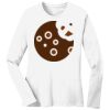 1-DAY RUSH NO MINIMUM Ladies Long Sleeve Crew Neck T-Shirt Thumbnail