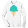 1-DAY RUSH NO MINIMUM Ladies Long Sleeve Crew Neck T-Shirt Thumbnail