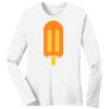 1-DAY RUSH NO MINIMUM Ladies Long Sleeve Crew Neck T-Shirt Thumbnail