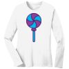 1-DAY RUSH NO MINIMUM Ladies Long Sleeve Crew Neck T-Shirt Thumbnail