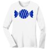 1-DAY RUSH NO MINIMUM Ladies Long Sleeve Crew Neck T-Shirt Thumbnail
