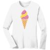 1-DAY RUSH NO MINIMUM Ladies Long Sleeve Crew Neck T-Shirt Thumbnail