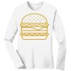 1-DAY RUSH NO MINIMUM Ladies Long Sleeve Crew Neck T-Shirt Thumbnail
