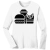 1-DAY RUSH NO MINIMUM Ladies Long Sleeve Crew Neck T-Shirt Thumbnail