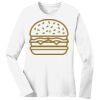 1-DAY RUSH NO MINIMUM Ladies Long Sleeve Crew Neck T-Shirt Thumbnail