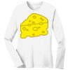 1-DAY RUSH NO MINIMUM Ladies Long Sleeve Crew Neck T-Shirt Thumbnail