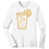 1-DAY RUSH NO MINIMUM Ladies Long Sleeve Crew Neck T-Shirt Thumbnail