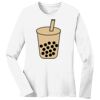1-DAY RUSH NO MINIMUM Ladies Long Sleeve Crew Neck T-Shirt Thumbnail