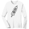 1-DAY RUSH NO MINIMUM Ladies Long Sleeve Crew Neck T-Shirt Thumbnail