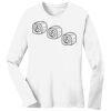 1-DAY RUSH NO MINIMUM Ladies Long Sleeve Crew Neck T-Shirt Thumbnail