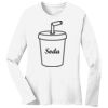 1-DAY RUSH NO MINIMUM Ladies Long Sleeve Crew Neck T-Shirt Thumbnail