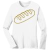 1-DAY RUSH NO MINIMUM Ladies Long Sleeve Crew Neck T-Shirt Thumbnail