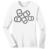 1-DAY RUSH NO MINIMUM Ladies Long Sleeve Crew Neck T-Shirt Thumbnail