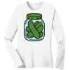 1-DAY RUSH NO MINIMUM Ladies Long Sleeve Crew Neck T-Shirt Thumbnail