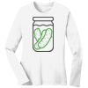 1-DAY RUSH NO MINIMUM Ladies Long Sleeve Crew Neck T-Shirt Thumbnail