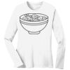 1-DAY RUSH NO MINIMUM Ladies Long Sleeve Crew Neck T-Shirt Thumbnail