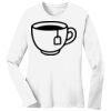 1-DAY RUSH NO MINIMUM Ladies Long Sleeve Crew Neck T-Shirt Thumbnail
