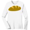 1-DAY RUSH NO MINIMUM Ladies Long Sleeve Crew Neck T-Shirt Thumbnail