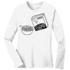 1-DAY RUSH NO MINIMUM Ladies Long Sleeve Crew Neck T-Shirt Thumbnail