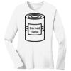 1-DAY RUSH NO MINIMUM Ladies Long Sleeve Crew Neck T-Shirt Thumbnail